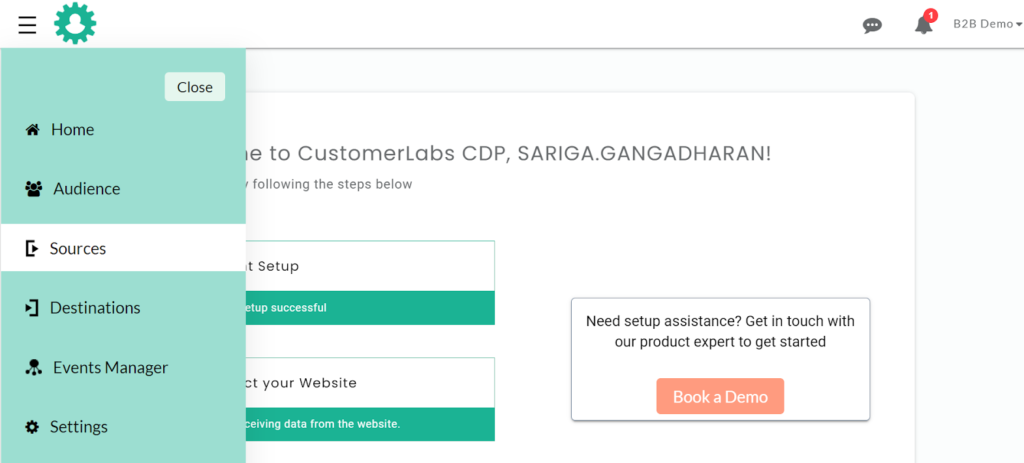 CustomerLabs login