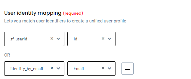 Customer Labs - User identity mapping