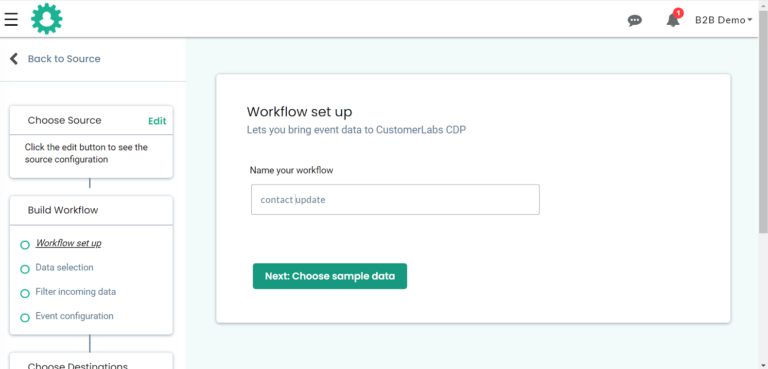 CDP - Sample data