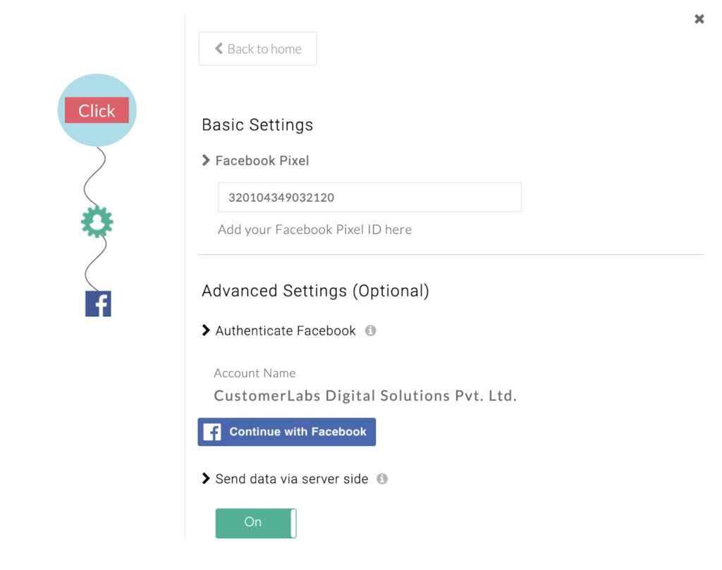 CustomerLabs - FB Authentication